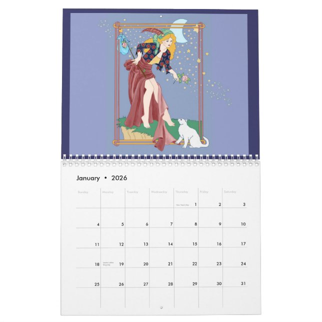 Calendario Tarot y otros Imaginings (Jan 2026)