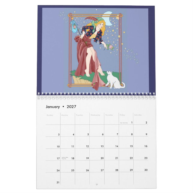 Calendario Tarot y otros Imaginings (Jan 2027)