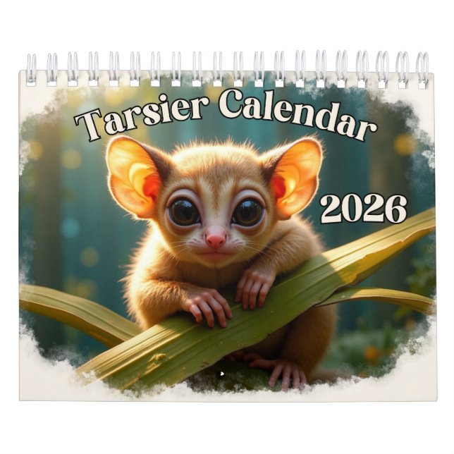 Calendario Tarsier Calendar 2026 (Tapa)