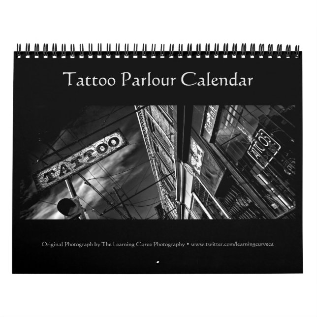 Calendario Tattoo Parlor (Tapa)