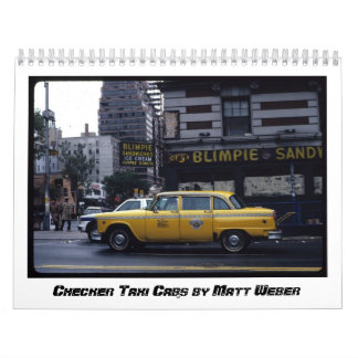 Calendario Taxis del inspector de Matt Weber