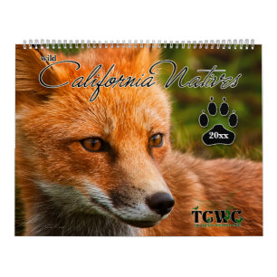 Calendario TCWC - Año nativo de Personalizado de vida silvest
