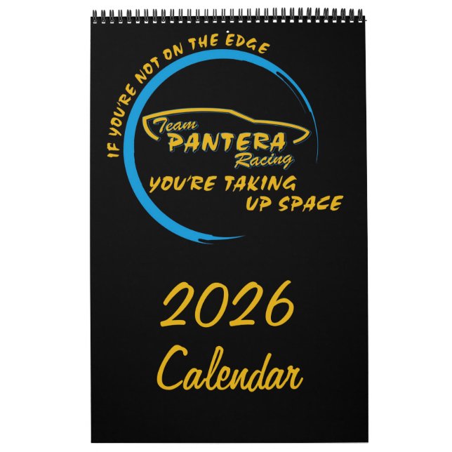 Calendario Team Pantera Racing - 2026 Calendar (Tapa)