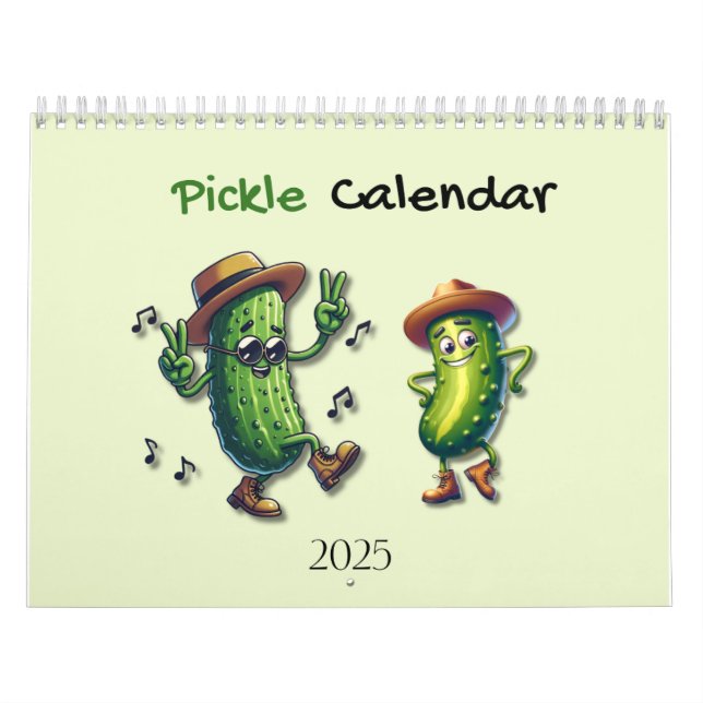 Calendario Tema De Caracteres De Pickle 2025 (Tapa)