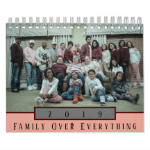 Calendario temático de familia