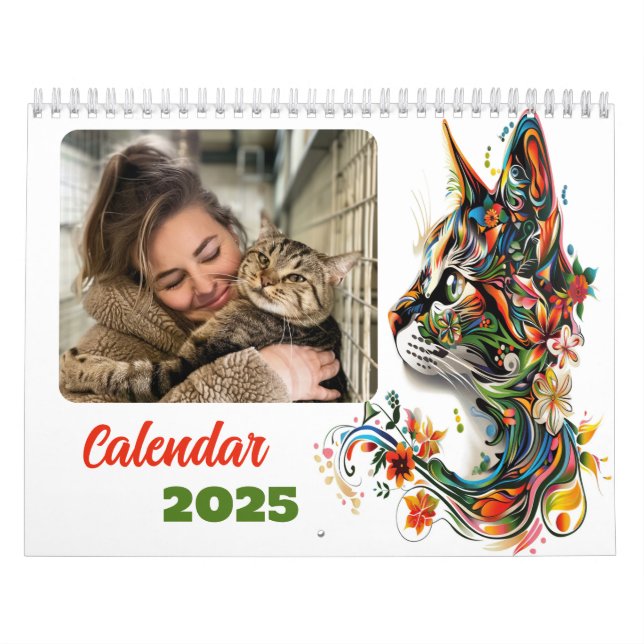 Calendario temático de personalizable 2025 (Tapa)