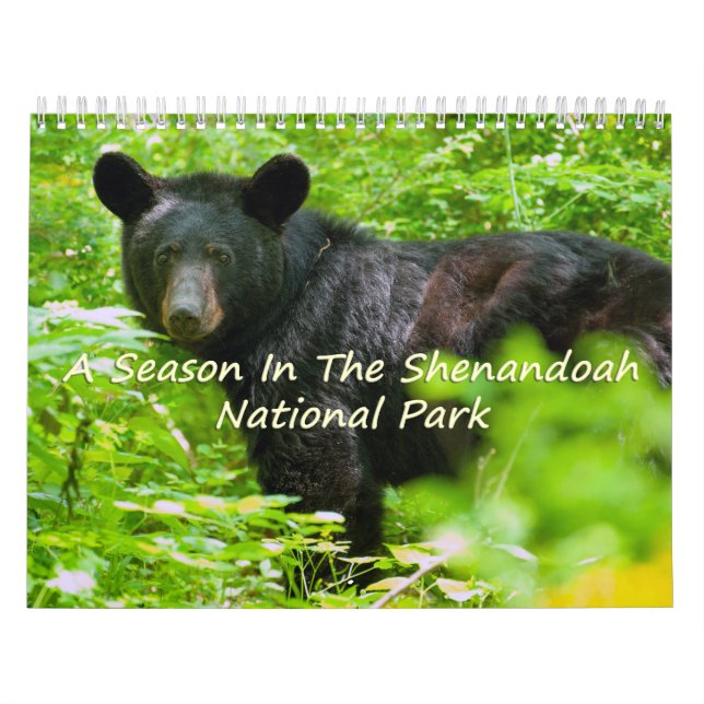 Calendario Temporada En El Parque Nacional Shenandoah (Tapa)