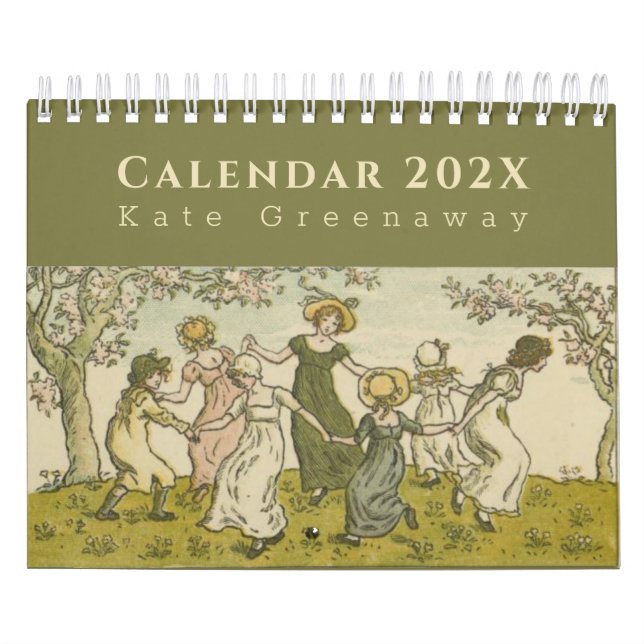 Calendario Temporadas antiguas de Kate Greenaway Flower Garla (Tapa)