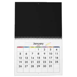 Calendario tendencia moda de otoño para mujeres reina de la m