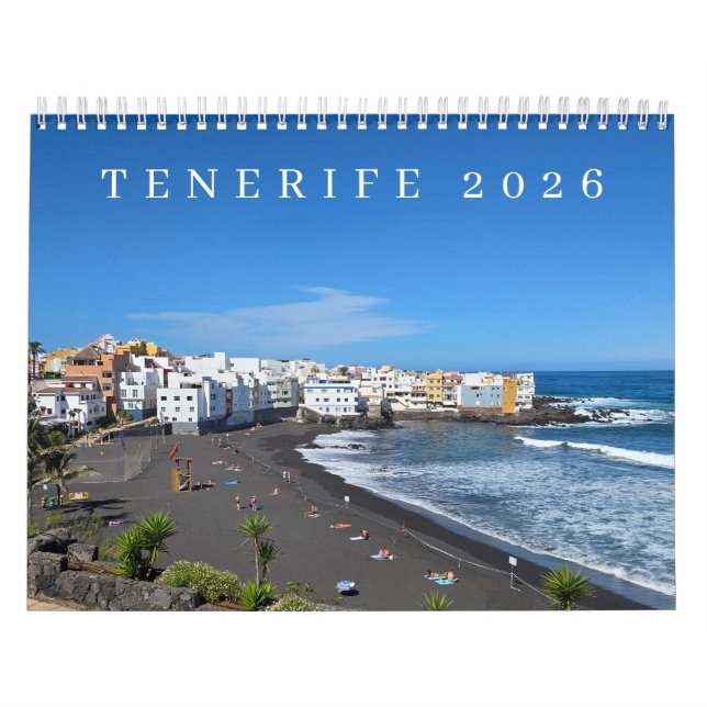 Calendario Tenerife 2026 calendar (Tapa)