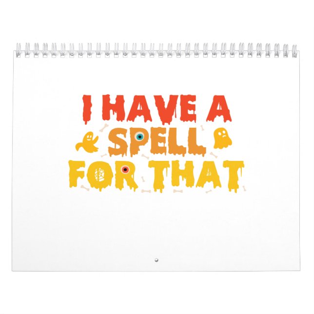 Calendario Tengo una campana para ese gracioso regalo de bruj (Tapa)