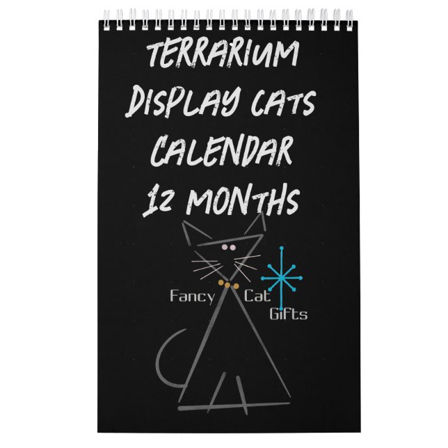 Calendario Terrarium Display Cat Calendar (Tapa)
