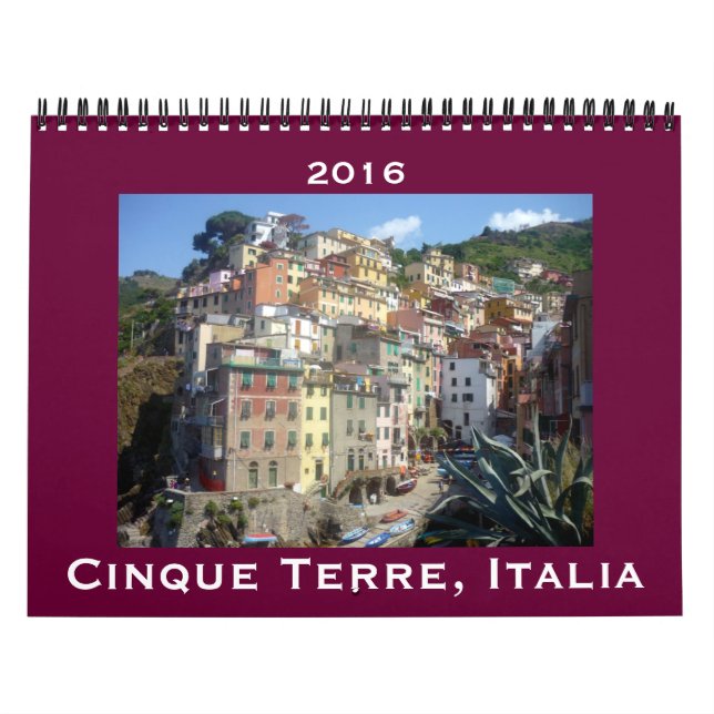 Calendario terre 2016 del cinque (Tapa)