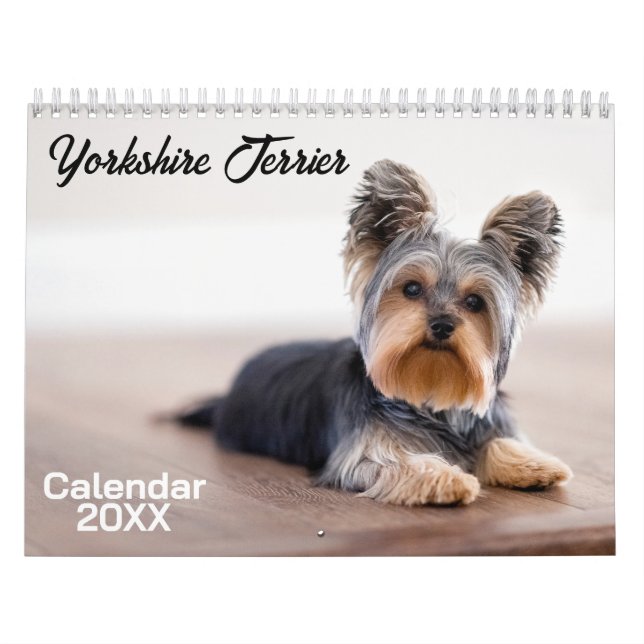 Calendario Terrier Dog de Yorkshire 2026 (Tapa)