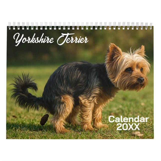 Calendario Terrier Dog de Yorkshire 2026 (Tapa)