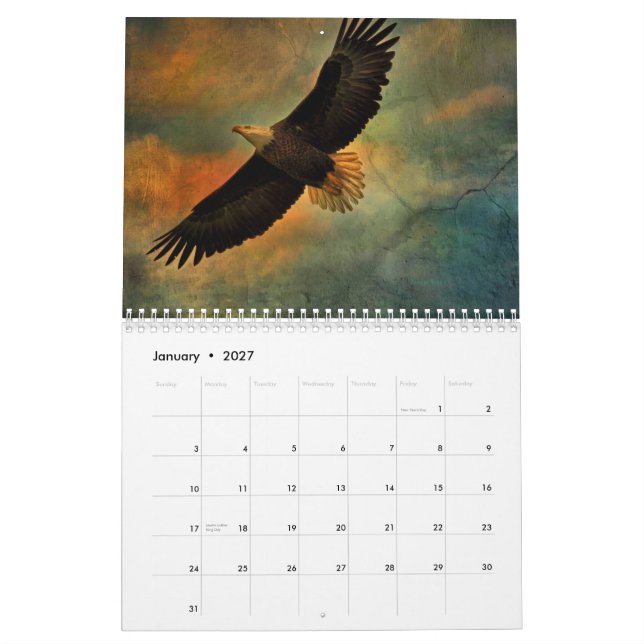 Calendario Texturas 2013 (Jan 2027)