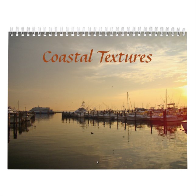 Calendario - Texturas costeras (Tapa)