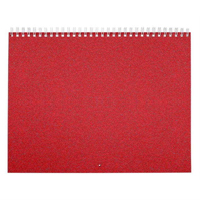 Calendario texturizado de la pared del Personaliza (Tapa)