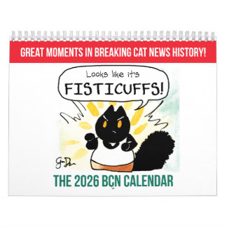 Calendario The 2026 Breaking Cat News Calendar