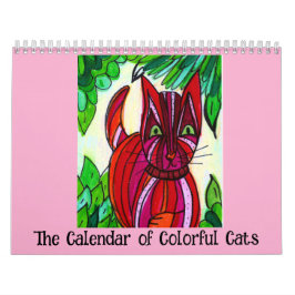 Calendario The Calendar of Colorful Cats