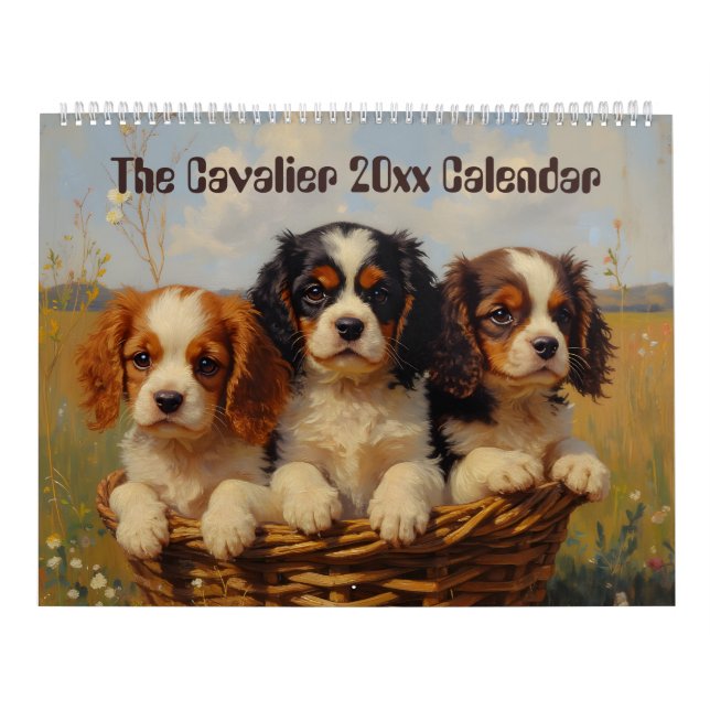 Calendario The Cavalier 12 Month Calendar (Tapa)