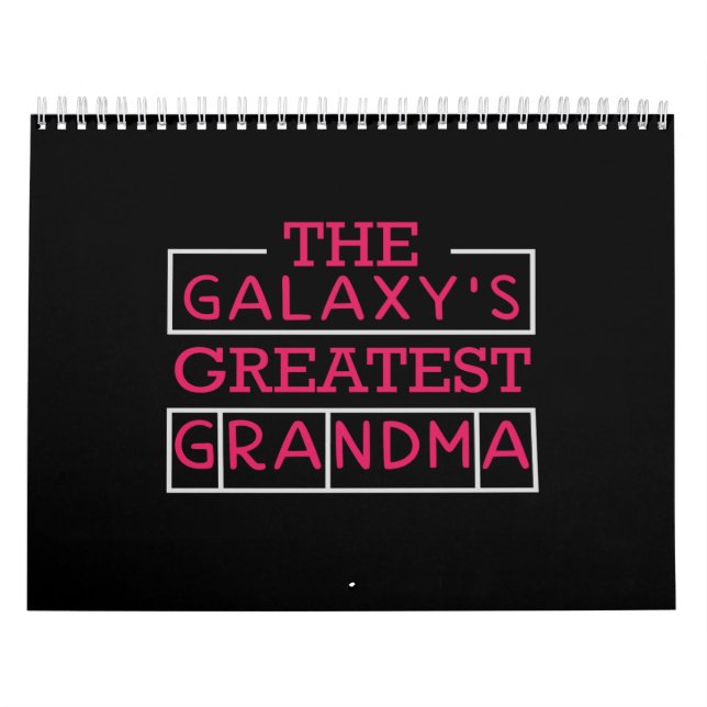 Calendario the galaxy's greatest grandma (Tapa)