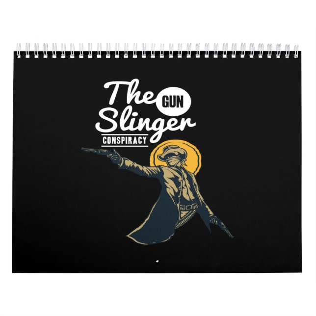 Calendario the gunslinger conspiracy (Tapa)