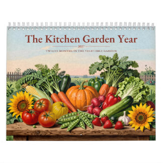 Calendario The Kitchen Garden Year 2027 Vegetable Garden Art