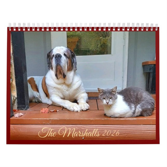 Calendario The Marshalls 2026 Calendar (Tapa)