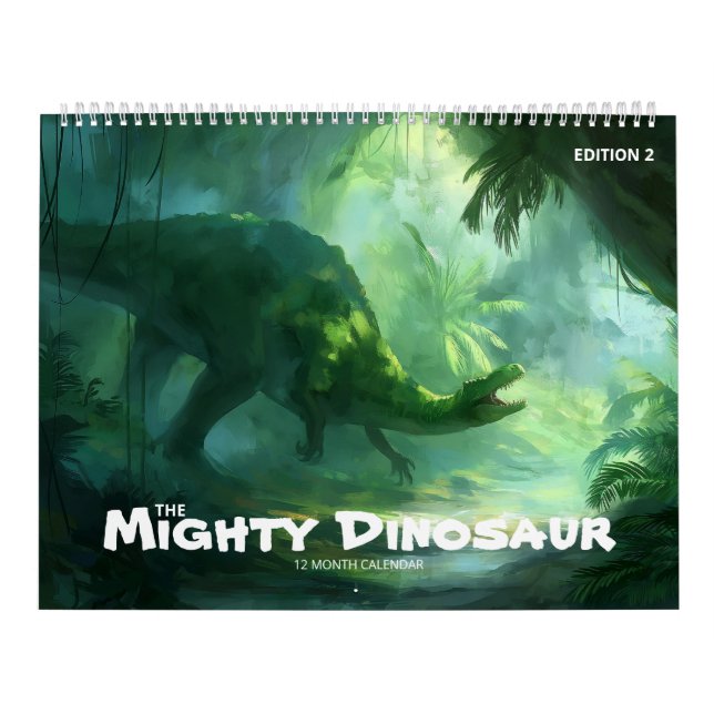 Calendario The Mighty Dinosaur: Edición 2 (Tapa)