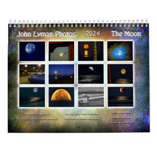 Calendario The Moon 2026 Photo Calendar
