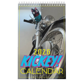 Calendario The Official Kickey 2026 Wall Calendar!