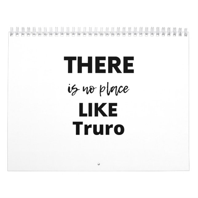 Calendario there is no place like Truro (Tapa)