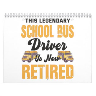 Calendario This legendary school bus driver is now retired