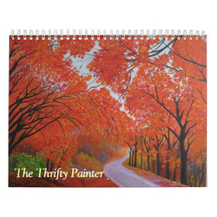 Calendario Thrifty Painter World Escenas paisajes originales