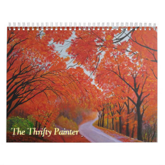 Calendario Thrifty Painter World Escenas paisajes originales