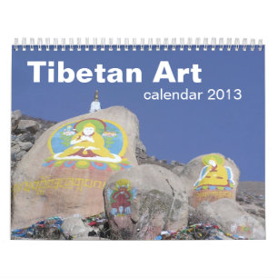 Calendario tibetano 2013 del arte
