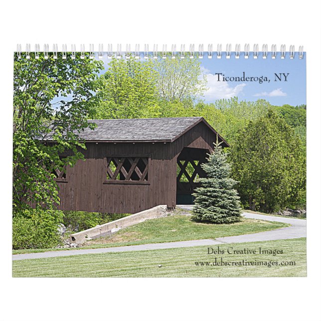 Calendario Ticonderoga, Nueva York 2026 (Tapa)