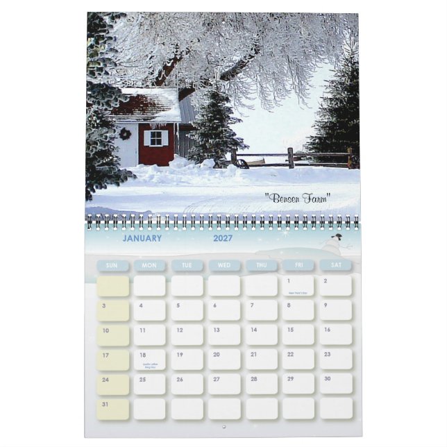 Calendario Tiempo de Ridgeway (Jan 2027)