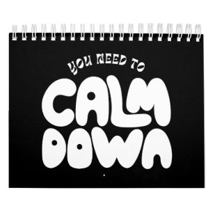 Calendario Tienes Que Calentar La Tipografía Diciendo Diverti