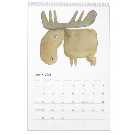 Calendario Tiere im Quadrat