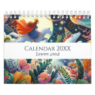 Calendario Tierra de Sueño Whimsical