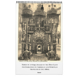 Calendario Tierra Santa Biblia Sitios Cristianos Iglesia Fami
