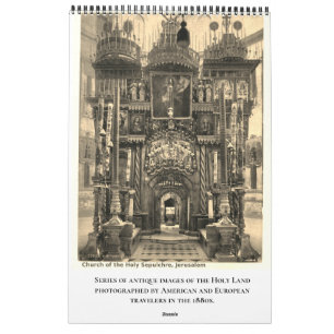 Calendario Tierra Santa Biblia Sitios Cristianos Iglesia Fami