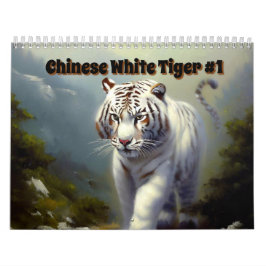 Calendario Tigre blanco chino #1