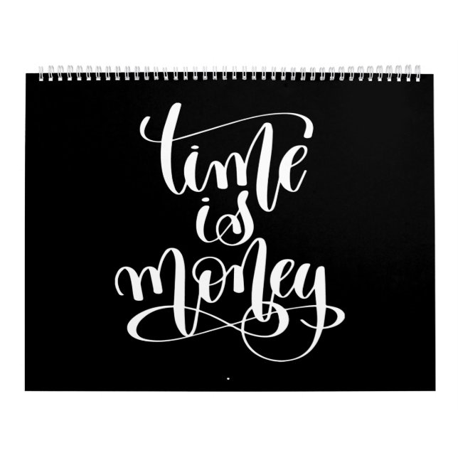 Calendario time is money (Tapa)