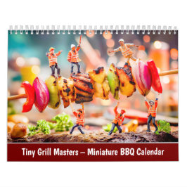 Calendario Tiny Grill Masters – 2026 Miniature BBQ Calendar