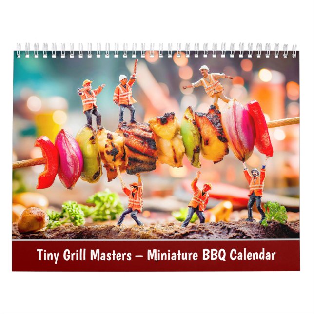Calendario Tiny Grill Masters – 2026 Miniature BBQ Calendar (Tapa)