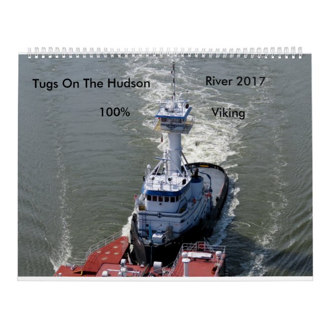 Calendario Tirones en el río Hudson 2017 (Tapa)