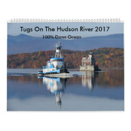 Calendario Tirones en el río Hudson 2017 100% océanos de Dann